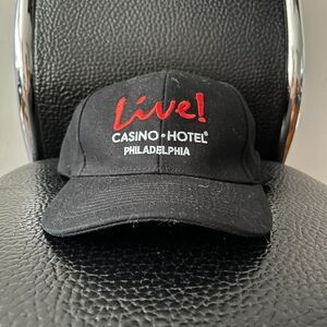 Live! Casino Hotel Philadelphia Black Y2K Hat Cap One Size